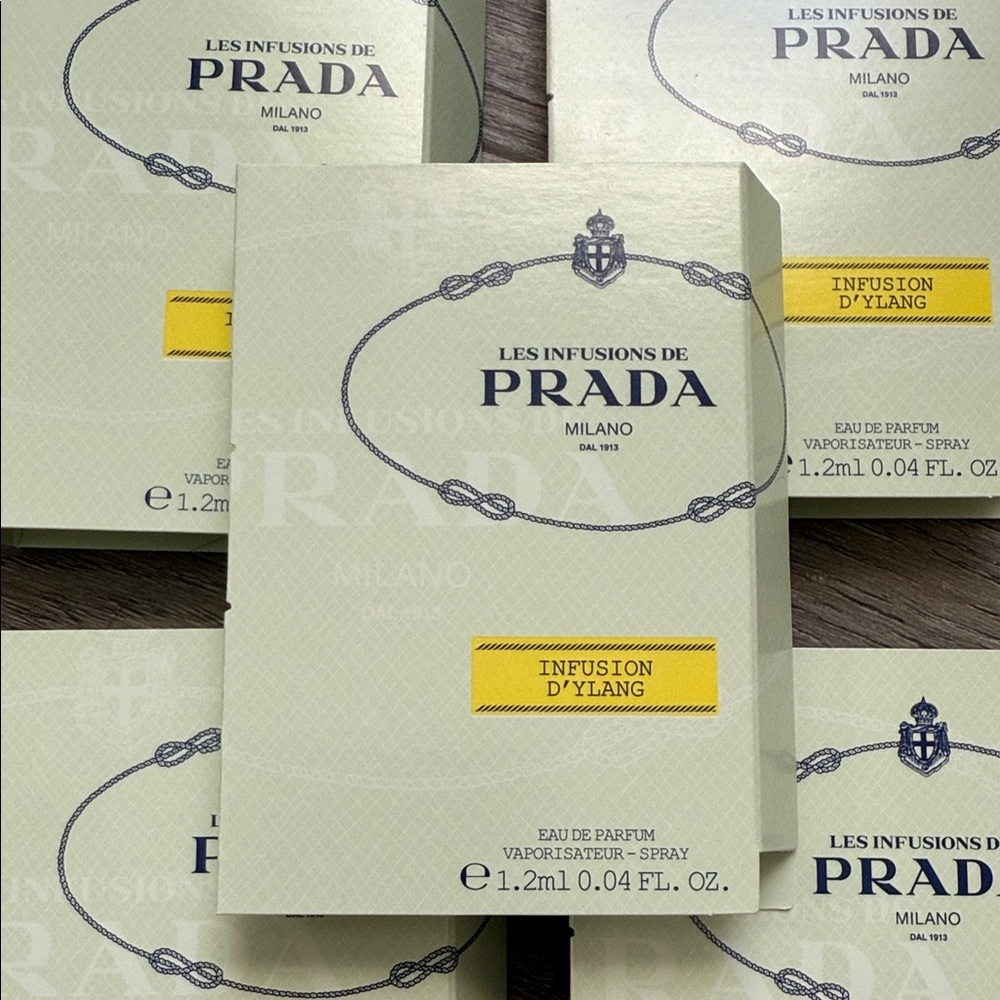 5 -Prada Les Infusions de Parfum Ylang Set - Cream and Yellow - Picture 2 of 3
